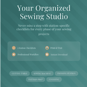Your Organized Sewing Studio: 5-Station Checklist System