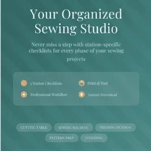 Your Organized Sewing Studio: 5-Station Checklist System