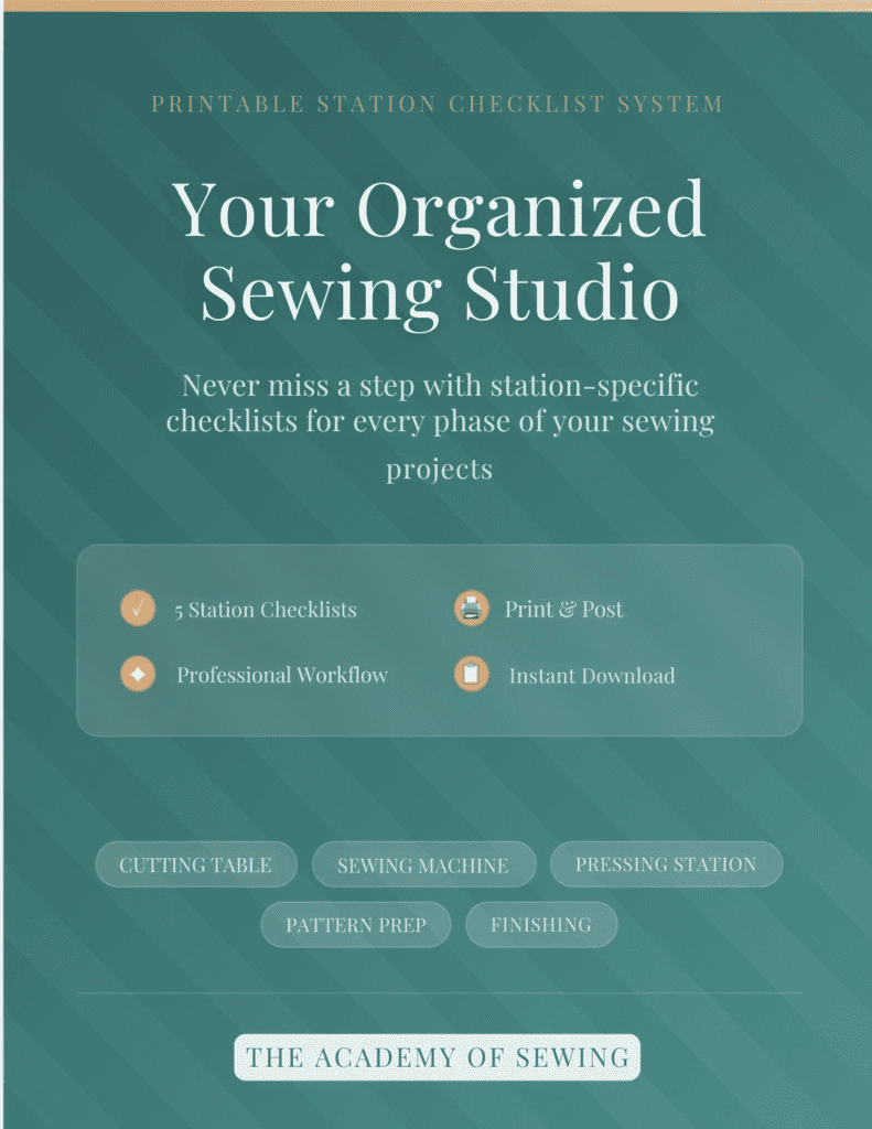Your Organized Sewing Studio: 5-Station Checklist System