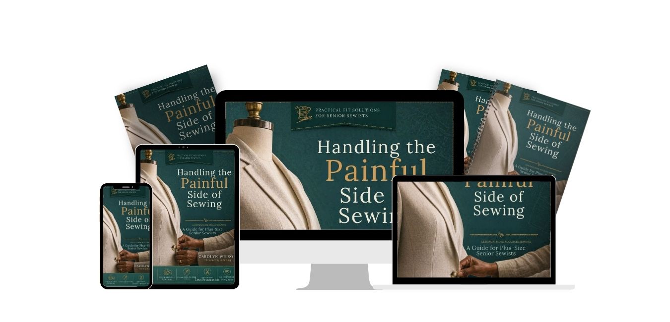 Handling the Painful Side of Sewing book on multiple devices